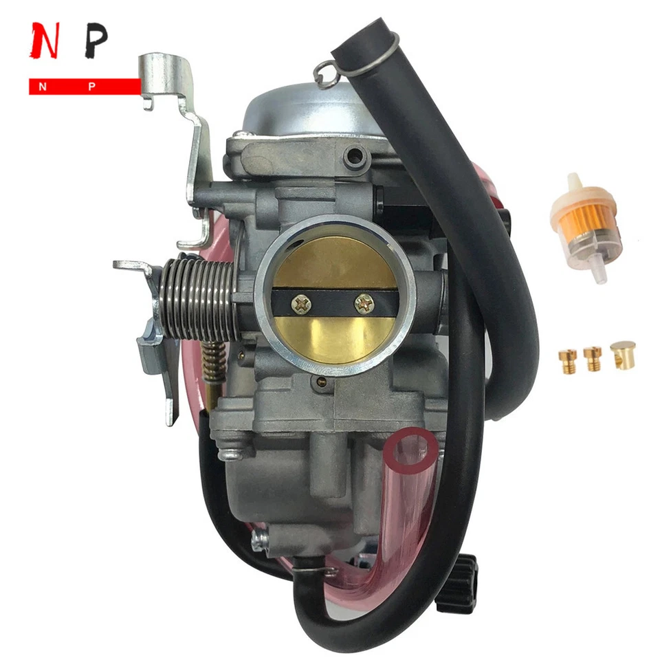 For Kawasaki KLR250 1985-2002 2003 2004 2005 Fuel Petcock Switch & Carburetor - Image 2 of 4