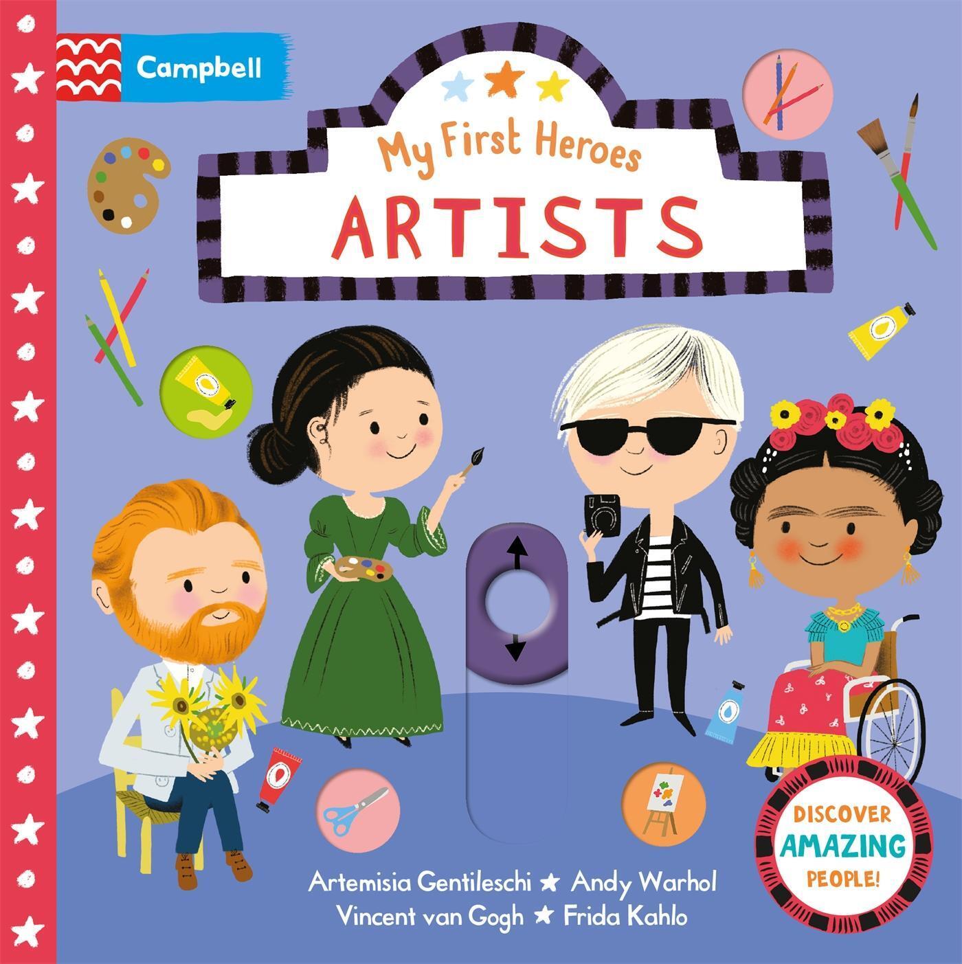Thumbnail - Artists | Discover Amazing People | Campbell Books | Englisch | Buch |
