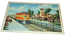 1940's FLORIDA EAST COAST FEC HENRY M. FLAGLER HOLLYWOOD FLORIDA POST CARD
