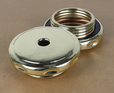 Messing Kühlerdeckel mit Loch Hanomag R40 R45 R55 R450 R460 ATK Traktor Kühler