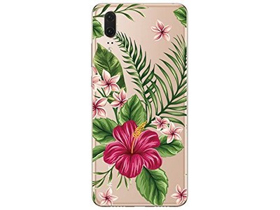 Coque Gel TPU Pour Huawei P20 – Motif Bouquet, Anti-choc, Neuve