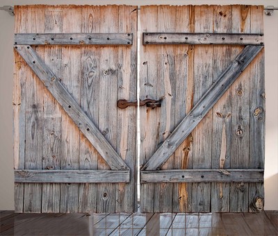 Rustikal Rustikaler Vorhang, Amerikanischer Landhausstil ...