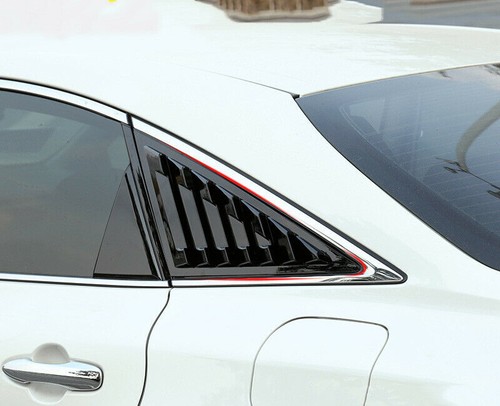 For Toyota Avalon 2019-2022 Glossy Black Side Window Vent Scoop Louver Cover ABS - Picture 4 of 5