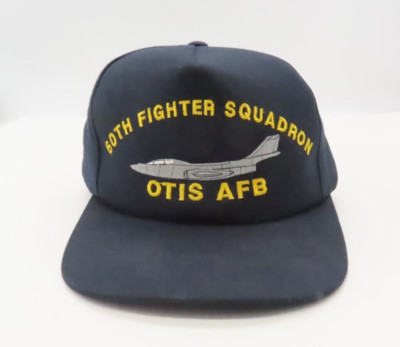 60th Fighter Squadron Otis AFB Blue Snapback Hat Cap | eBay