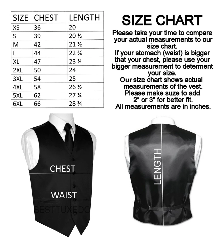 Men's Silver Satin Formal Tuxedo Vest, Tie & Hankie Set Wedding Prom Homecoming - Image 2 of 4