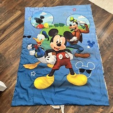 Disney Junior Mickey Toddler Crib Bedspread Comforter 42"x56" Donald Goofy