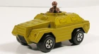 MATCHBOX 28 STOAT ARMOURED CAR MILITARY ARMY DESERT SUPERFAST LESNEY BTH