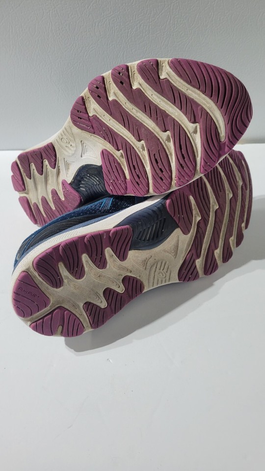 ASICS Womens GelNimbus 23 Blue & Pink Running Shoes Model 1012A885