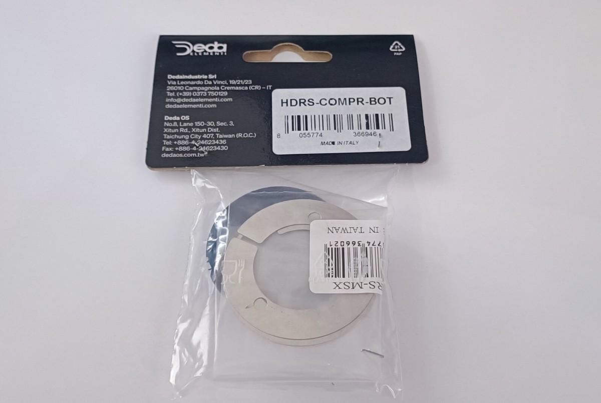 Deda Anello di compressione per serie sterzo ACR - 36°x45° Nylon - grigio