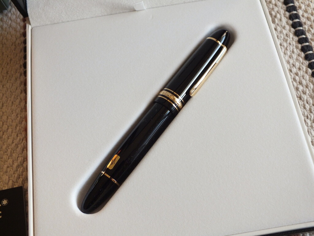 Montblanc Meisterstück 149 Resin Calligraphy Curved Nib Fountain