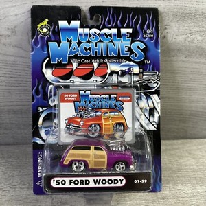 MUSCLE MACHINES 1:18 ’50 FORD WOODY ミニカー Muscle Machines 50 Ford Woody | eBay