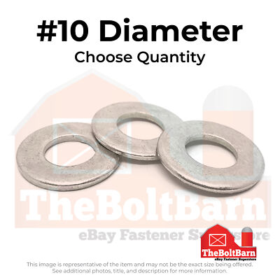 #ad #ad #10 316 Stainless Steel Flat Washers Pick Quantity $73.63