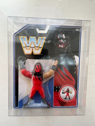 BNIB WWE MATTEL RETRO SERIES 2 MASKED KANE WRESTLI...