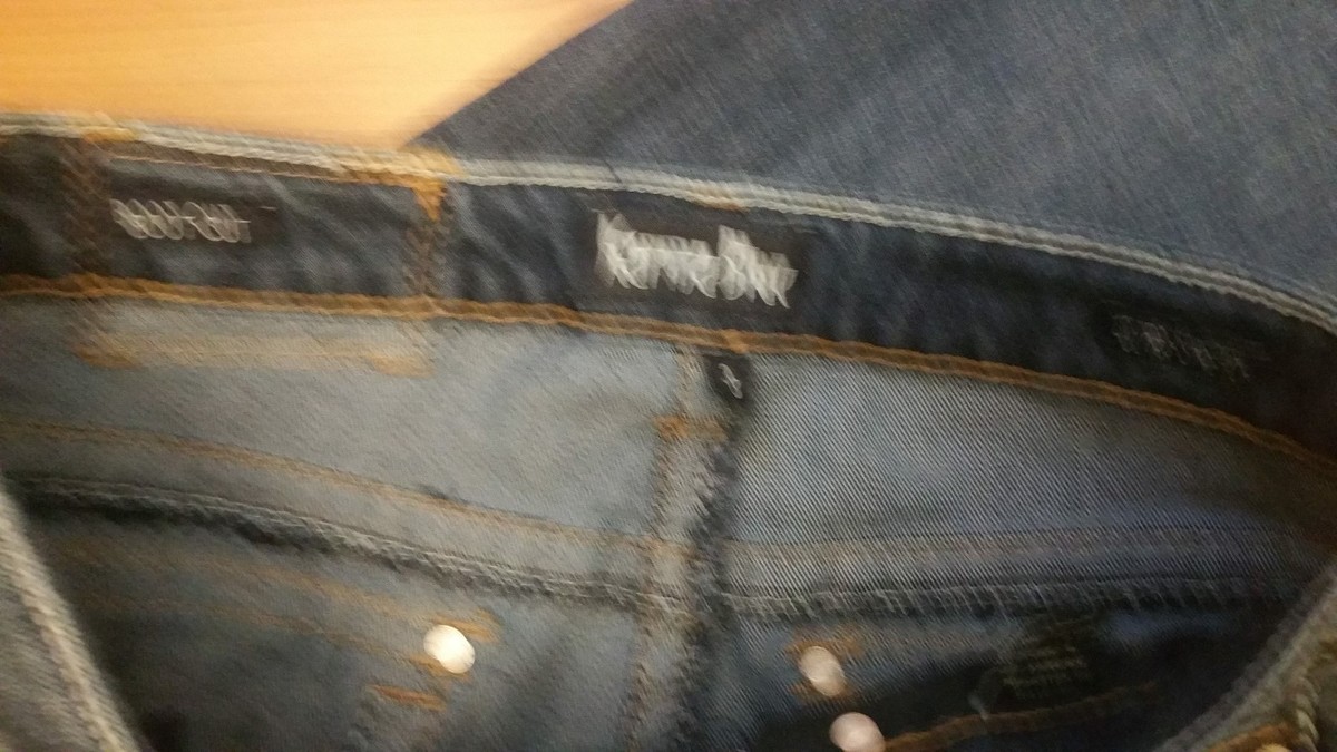 KARMA BLUE BOOTCUT STONEWASHED DARK JEANS 3 KARMA BLUE BOOTCUT STONEWASHED DARK JEANS 3