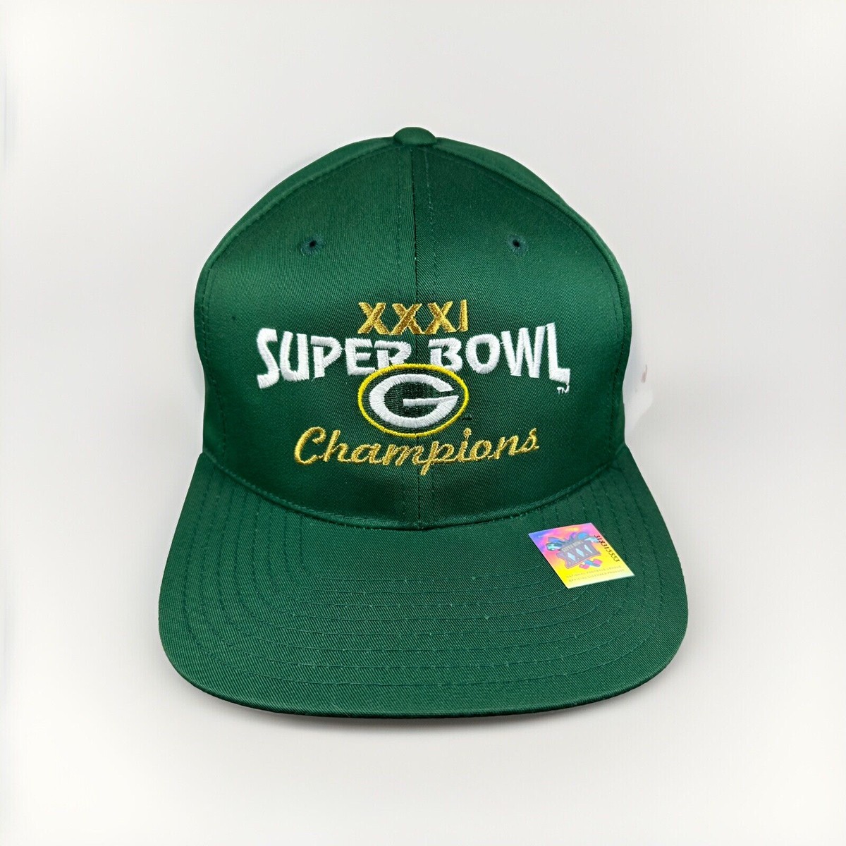 Green Bay Packers super bowl XXXI hat nwt vintage NWT Vintage 90s Green Bay Packers Super Bowl XXXI Snapback  main image 4