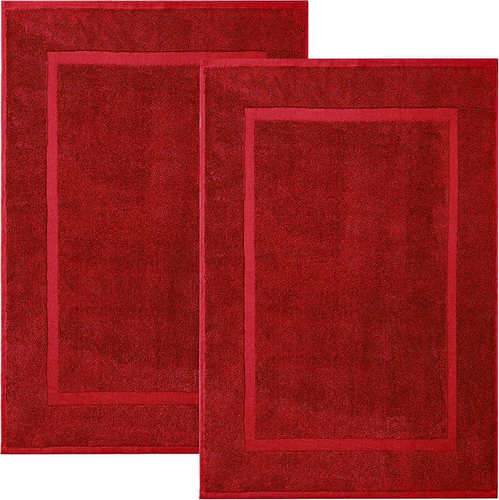 2x Luxury Bath Mats Terry Cotton 1000 GSM Soft Luxury Bathroom Rugs Toilet Mats - Picture 2 of 71