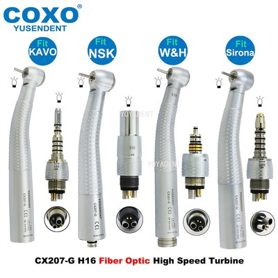 COXO Handstück Dental Fiber Optic High Speed Turbine Coupler Fit KAVO NSK Sirona