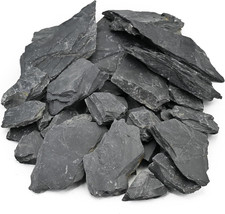 Natural Slate Stone Reptile Basking Platform Rocks 20Lb Tortoise Habitat Flat Ro