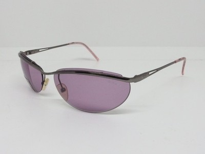 Vintage DIESEL Sonnenbrille Hudson 5NM Gunmetal mit violetten Gläsern Damen