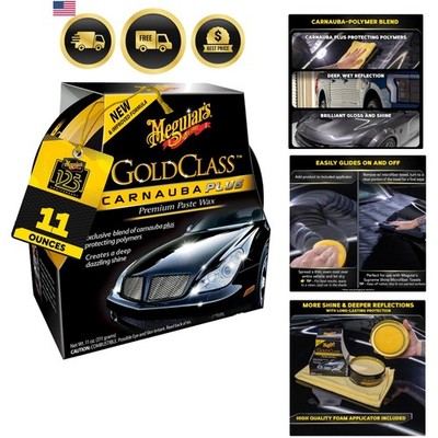 Gold Class Carnauba Plus  Paste Wax, Easy-to-Use Blend of Carnauba Wax and Lo...
