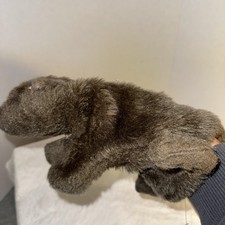Vintage 1970  Furry Folk  Folkman  s  Brown Sea Otter Full Body Hand Puppet 12  