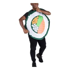 Halloween Costume Japanese Sushi Salmon Roll Adult One Size Fits Most New