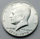 1976 S Kennedy Half Dollar 40% Silver BU - Actual Photos #8