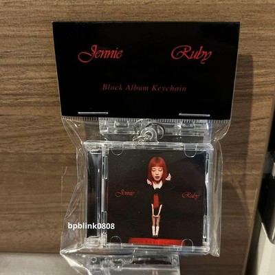 【未開封】BLACKPINK ジェニ ルビー ミュージック・キーホルダー　当選品 BLACKPINK JENNIE Ruby Black Album Keychain Official unopened used