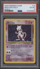 Mewtwo Pokemon Base Set 2 Holo #10 PSA 6