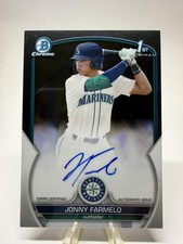 2023 Bowman Draft #CDA-JF Jonny Farmelo Chrome Prospect Autographs AU