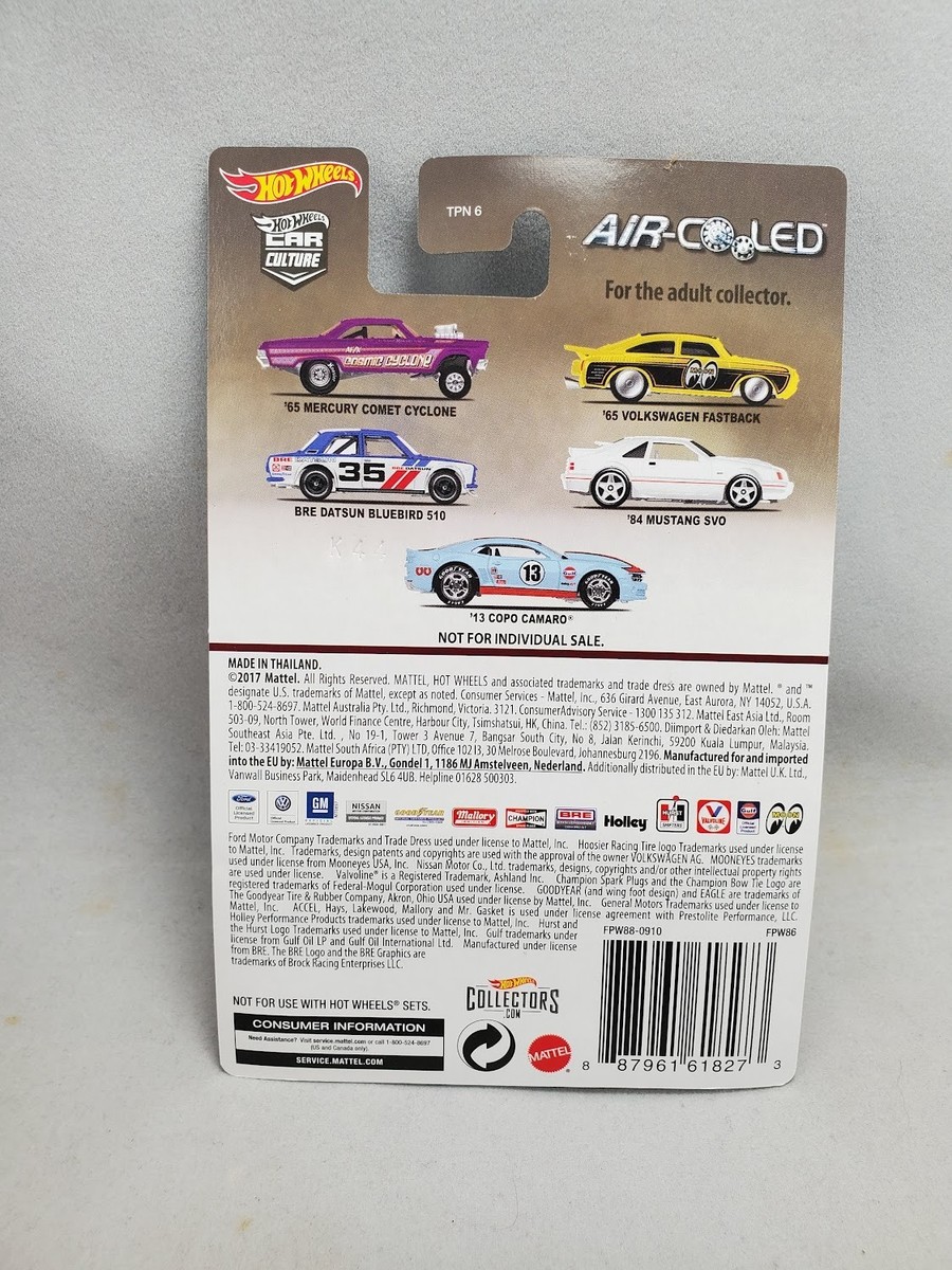 2017 Hot Wheels Car Culture RLC Air-Cooled '65 Volkswagen Fastback