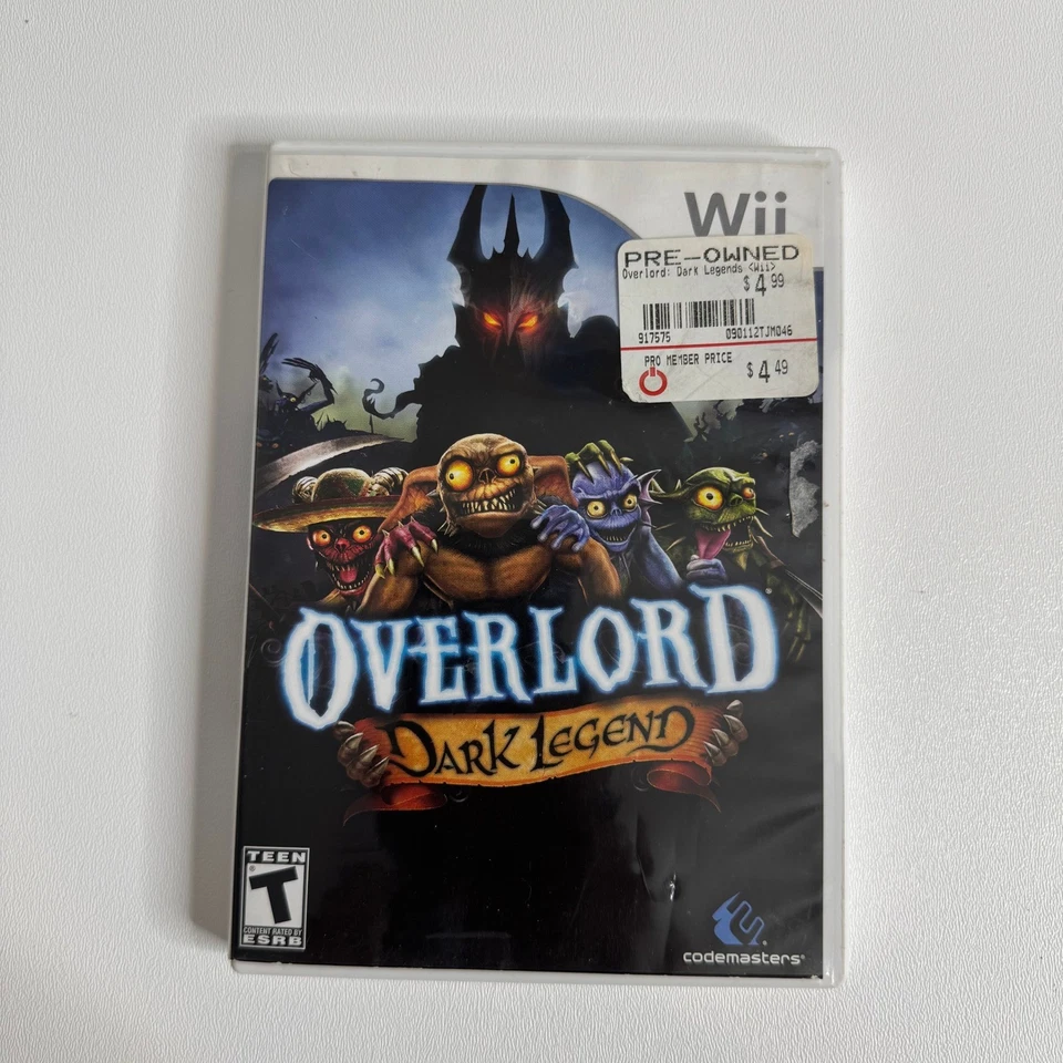 Overlord: Dark Legend (Wii) Game Complete w/ Manual Nintendo Tested CIB - Image 2 of 4