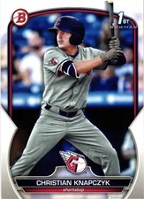 2023 Bowman Draft - Christian Knapczyk #BD-180 (RC)