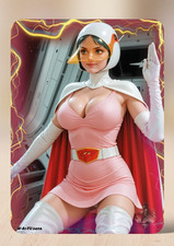 WAIFU 240APrincess Battle of the Planets,Kawai,Sexy,Anime,NSFW,Waifu Print