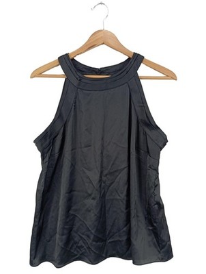 SELECTION BY S.OLIVER ärmellose Bluse Damen Bluse Gr. DE 40 schwarz Casual-Look
