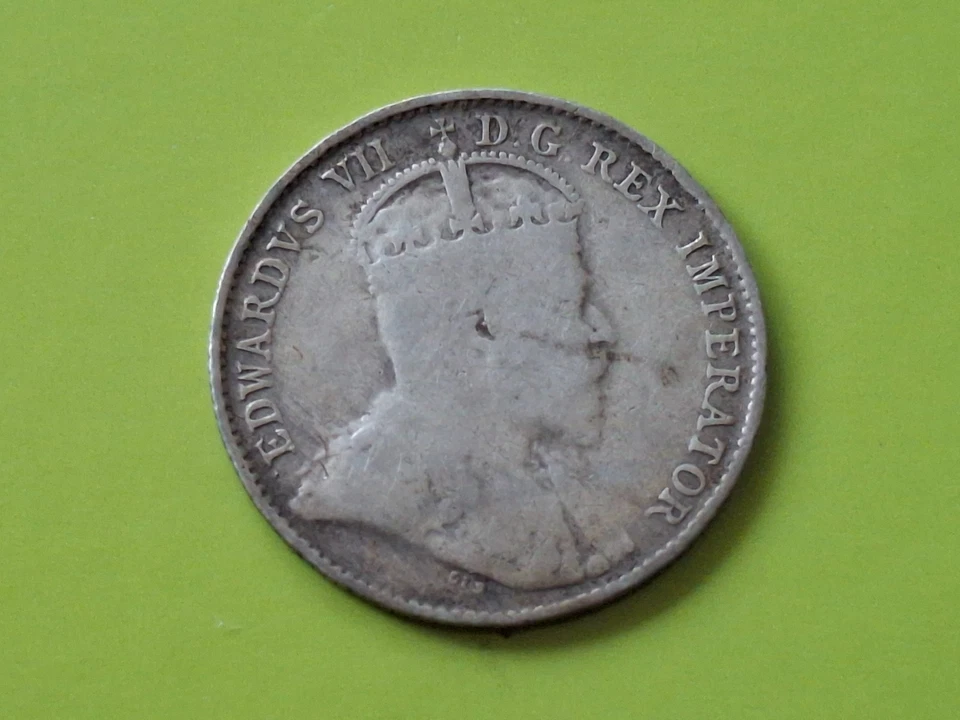 Five cents 1902H (large H). Canada. Silver coin. King Edward VII. - Image 2 of 2