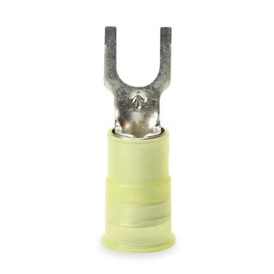 3M Mng10-10Fbx Fork Terminal, #10 Stud Size, 10 Awg, 600 V, Nylon Insulated,