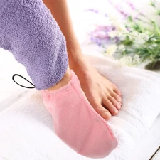 1 Pair Wax Therapy Foot Covers for Foot Plush Paraffin Wax Foot Wraps