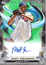 2023 Topps Inception Rookie and Emerging Stars Auto Green Matt Swarmer Auto125