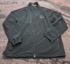 Zero Restriction Jacke XL Windbreaker Full Zip gesticktes Logo Old Course
