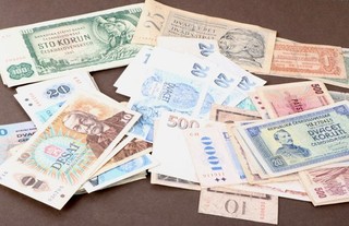 B126 Gr. Konvolut historische Banknoten Tschechoslowakei Banky Ceskoslovenskej