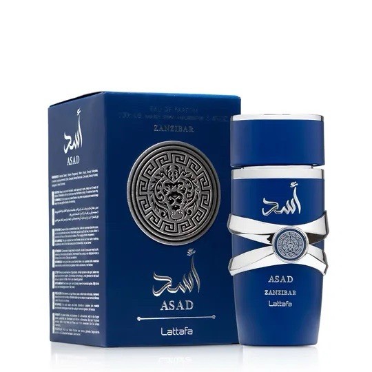 New Lattafa Asad Blue (Zanzibar) Eau De Parfum for Unisex 100ml | eBay