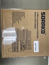 Screwdriver Set, 118-Piece Magnetic Screwdriver Set with Plastic Racking, SORAKO