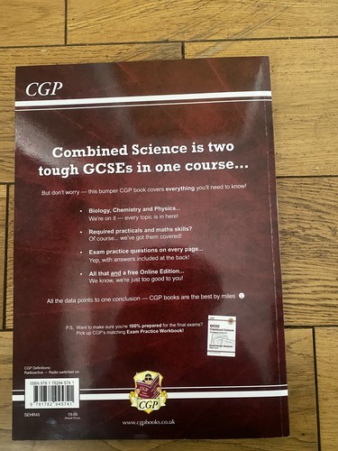 CGP GCSE Combined Science For Edexcel Higher Level The Revision Guide 9-1 - Picture 2 of 3
