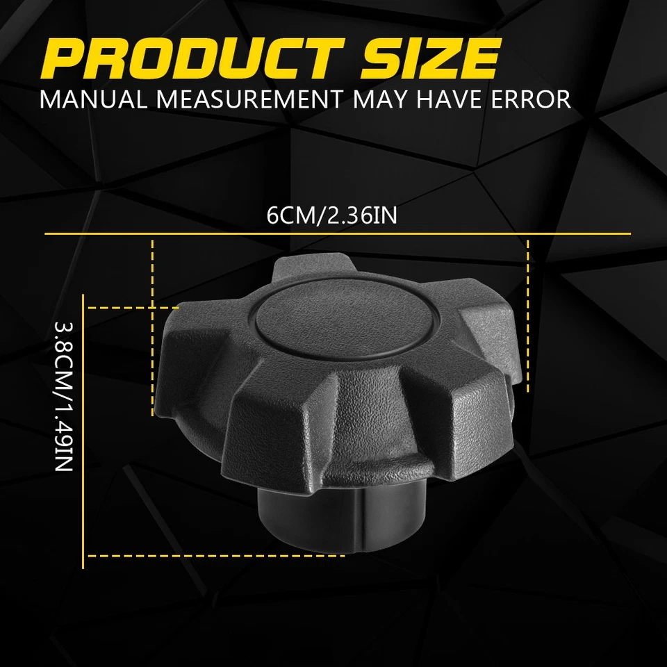 2PCS For 2008-2010 Ford F250 F350 F450 F550 Super Duty Track-Seat Adjust Knob EA - Image 3 of 4