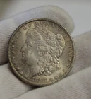 1887 US Morgan Silver Dollar $1 AU+