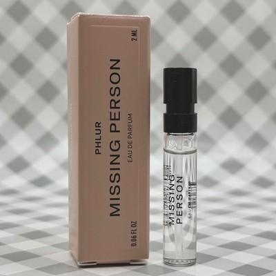 PHLUR Missing Person 0.06oz 2mL EDP Sample Spray   NEW IN BOX   