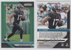2018 Panini Prizm Rookie Green Prizm DJ Chark Jr #223 Rookie RC
