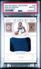 2024-25 National Treasures Rob Dillingham 2010 Rookie Patch 68/99 #155 PSA 10