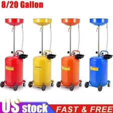 820 Gallon Portable Waste Oil Drain Tank With Lift Pan Oil Drain Container 820 Gallon Portable Waste Oil Drain Tank With Lift Pan Oil Drain Container